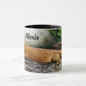 Speciaal gepersonaliseerde dradenhagedis voor volw mok (Midden)