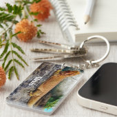 Speciaal gepersonaliseerde dradenhagedis voor volw sleutelhanger (Voorkant Rechts)