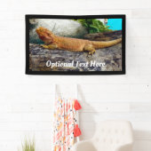 Speciaal gepersonaliseerde dradenhagedis voor volw spandoek (Insitu)