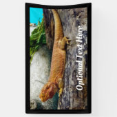 Speciaal gepersonaliseerde dradenhagedis voor volw spandoek (Verticaal)