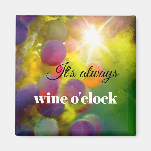 Speciaal gepersonaliseerde druiven - Lover Fine Ar Magneet (Voorkant)