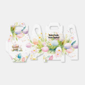 Speciaal gepersonaliseerde Easter Egg Hunt Box Bedankdoosjes (Uitgevouwen)