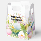Speciaal gepersonaliseerde Easter Egg Hunt Box Bedankdoosjes (Geopend)