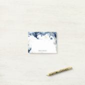 Speciaal gepersonaliseerde Elegant Waterverf Gold Post-it® Notes (Op bureau)