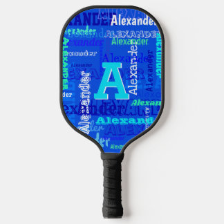 Speciaal gepersonaliseerde en monogrammed Pickleba Pickleball Paddle
