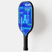 Speciaal gepersonaliseerde en monogrammed Pickleba Pickleball Paddle (Links)