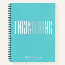 Speciaal gepersonaliseerde Engineering Graph Paper Notitieboek