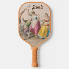 Speciaal gepersonaliseerde Fine Art Tarantella Dan Pickleball Paddle