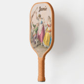 Speciaal gepersonaliseerde Fine Art Tarantella Dan Pickleball Paddle (Links)