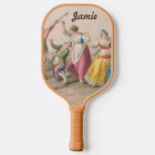 Speciaal gepersonaliseerde Fine Art Tarantella Dan Pickleball Paddle (Achterkant)