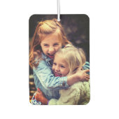 Speciaal gepersonaliseerde foto van kleinkinderen  luchtverfrisser (Voorkant)
