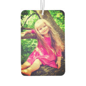 Speciaal gepersonaliseerde foto van kleinkinderen  luchtverfrisser (Achterkant)