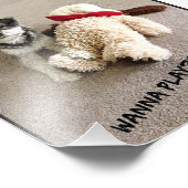 Speciaal gepersonaliseerde foto van mijn 6x6 foto afdruk (Hoek)