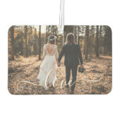 Speciaal gepersonaliseerde fotowagen Air Freshener Luchtverfrisser (Achterkant)