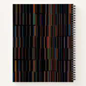 Speciaal gepersonaliseerde Funny Cool Multicolored Notitieboek (Achterkant)