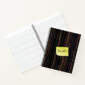 Speciaal gepersonaliseerde Funny Cool Multicolored Notitieboek (Binnen)