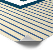 Speciaal gepersonaliseerde garageteken Art Poster  (Hoek)