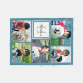 Speciaal gepersonaliseerde gepersonaliseerde gemon fleece deken (Voorkant (Horizontaal))