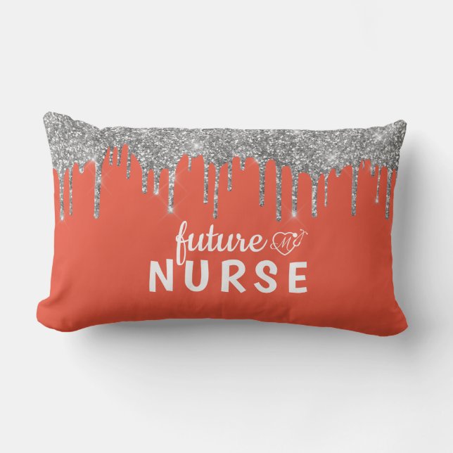 Speciaal gepersonaliseerde Glam Nurse Lumbar Pillo Kussen (Voorkant)