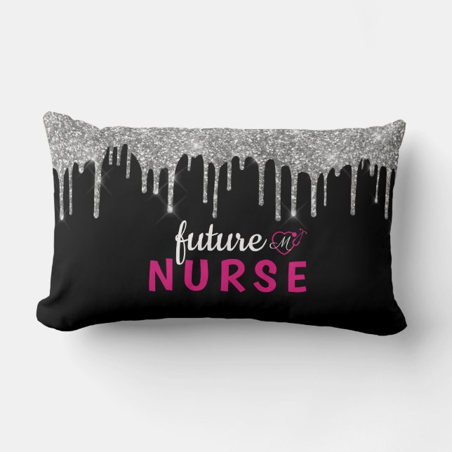 Speciaal gepersonaliseerde Glam Nurse Lumbar Pillo Kussen (Voorkant)