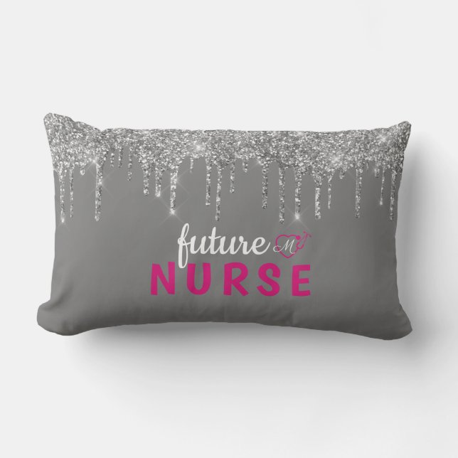 Speciaal gepersonaliseerde Glam Nurse Lumbar Pillo Kussen (Voorkant)