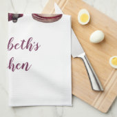 Speciaal gepersonaliseerde gnomen voor het koken v theedoek (Quarter Fold)