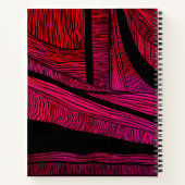 Speciaal gepersonaliseerde golfsamenvoeging — spir notitieboek (Achterkant)