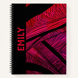 Speciaal gepersonaliseerde golfsamenvoeging — spir notitieboek