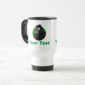 Speciaal gepersonaliseerde Gorilla Cartoon Travel  Reisbeker (Voorkant links)