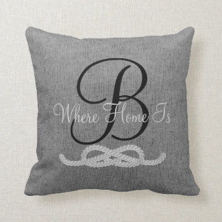 Speciaal gepersonaliseerde grijze bijtende modelse kussen