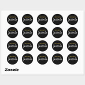 Speciaal gepersonaliseerde Groom's favoriete ticke Ronde Sticker (Vel)