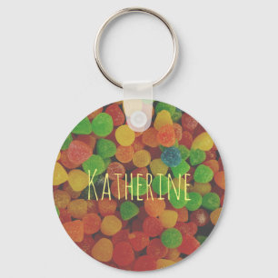 Speciaal gepersonaliseerde gumdrops sleutelhanger