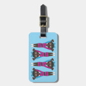 Speciaal gepersonaliseerde gymnastiek Dance Acroba Bagagelabel (Voorkant verticaal)