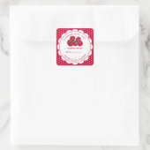 Speciaal gepersonaliseerde homemade tomatensaus ja vierkante sticker (Tas)