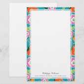 Speciaal gepersonaliseerde kantoorbenodigdheden va briefpapier (Voorkant / Achterkant)