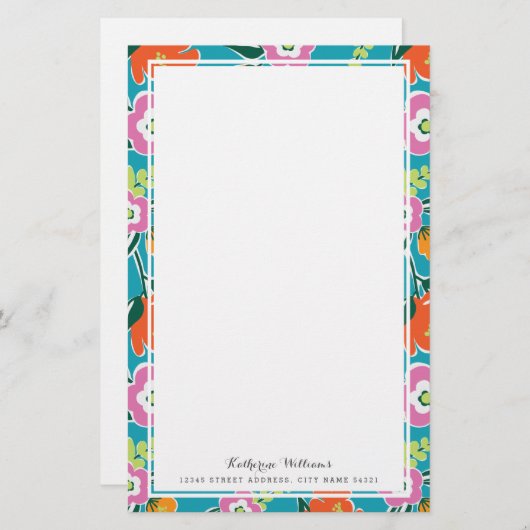 Speciaal gepersonaliseerde kantoorbenodigdheden va briefpapier (Voorkant / Achterkant)