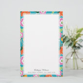 Speciaal gepersonaliseerde kantoorbenodigdheden va briefpapier (Staand voorkant)