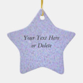 Speciaal gepersonaliseerde kerstboomster Fleur de  Keramisch Ornament (Achterkant)