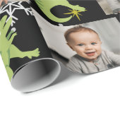 Speciaal gepersonaliseerde kerstkerst met de Dinos Cadeaupapier (Rol Hoek)