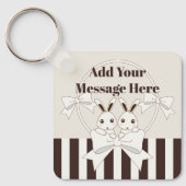 Speciaal gepersonaliseerde klassieke moderne Strip Sleutelhanger (Voorkant)