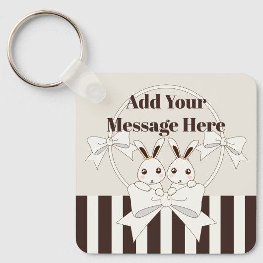 Speciaal gepersonaliseerde klassieke moderne Strip Sleutelhanger (Voorkant)