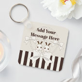 Speciaal gepersonaliseerde klassieke moderne Strip Sleutelhanger