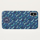 Speciaal gepersonaliseerde KOOLEST marine Blue All Case-Mate iPhone Case (Achterkant (horizontaal))
