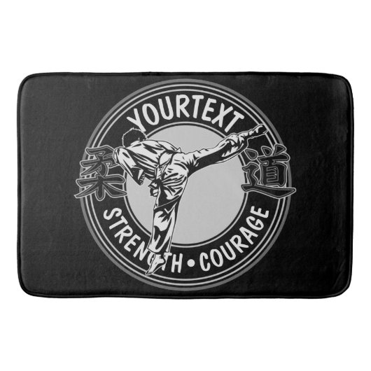 Speciaal gepersonaliseerde krijgskunst JUDO Japan Badmat (Voorkant)