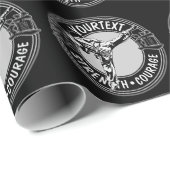 Speciaal gepersonaliseerde krijgskunst JUDO Japan  Cadeaupapier (Rol Hoek)