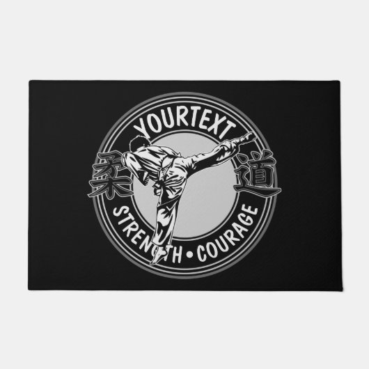 Speciaal gepersonaliseerde krijgskunst JUDO Japan  Deurmat (Voorkant)