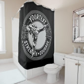 Speciaal gepersonaliseerde krijgskunst JUDO Japan  Douchegordijn (In situ)