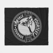 Speciaal gepersonaliseerde krijgskunst JUDO Japan Fleece Deken (Voorkant (Horizontaal))