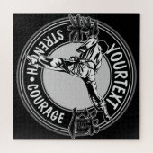 Speciaal gepersonaliseerde krijgskunst JUDO Japan  Legpuzzel (Horizontaal)