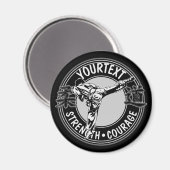 Speciaal gepersonaliseerde krijgskunst JUDO Japan Magneet (Voorkant / Achterkant)